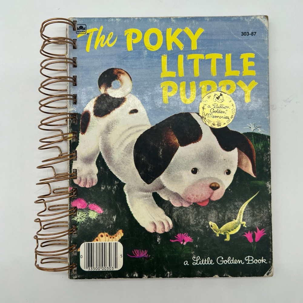 VTG The Poky Little Puppy Book Turned into a Journal